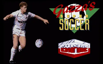 Gazza's Super Soccer screen shot title